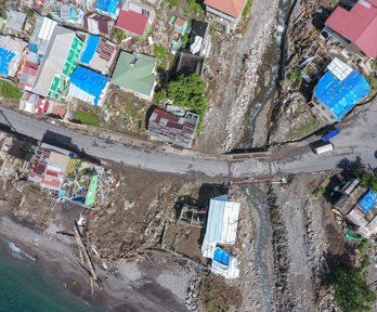 UAV photogrammetry image of Loubiere, Dominica