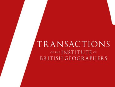 Logo for the journal Transactions of the Institute of British Geographers